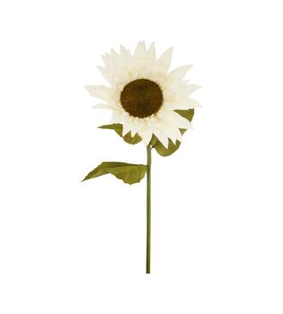 Flower sunflower artificial 100x38x38cm - White