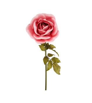 Flower rose artificial 108x21x21cm - Pink