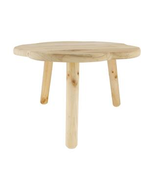 Side table paulownia wood 58x58x38cm KD - Natural