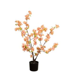 Tree blossom artificial 27x15x80cm - Orange