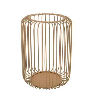 Lantern metal 16.5x16.5x23cm