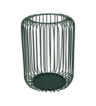 Lantern metal 16.5x16.5x23cm - Green