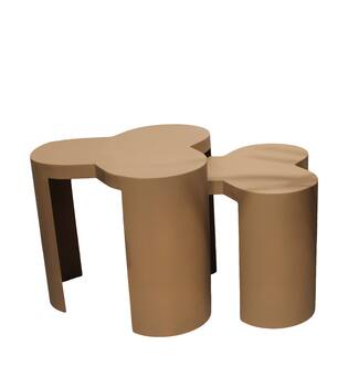 Table metal 42x42x35cm S/2