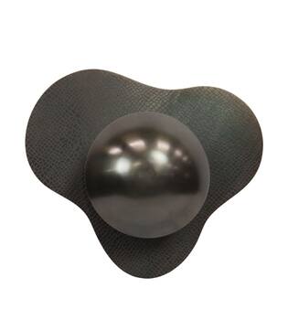 Wall light with etching aluminium 47x39x18cm