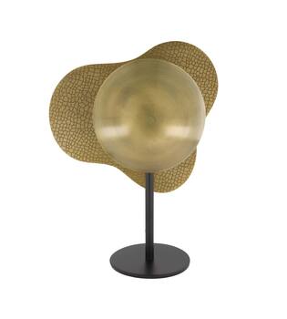 Table lamp with etching aluminium 33x15x40cm