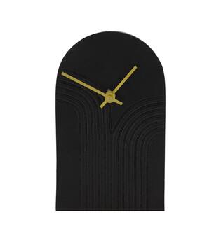 Clock aluminium 12.5x4x20cm