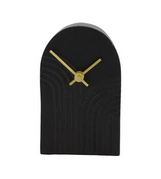 Clock aluminium 10x4x16.5cm