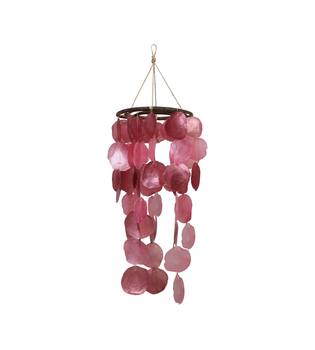 Mobile capiz 28x28x70cm - Pink
