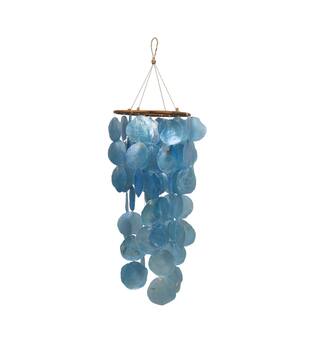 Mobile capiz 28x28x70cm - Blue