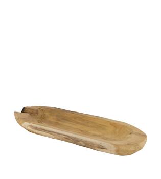 Bowl teak wood 46x15x7cm - Natural