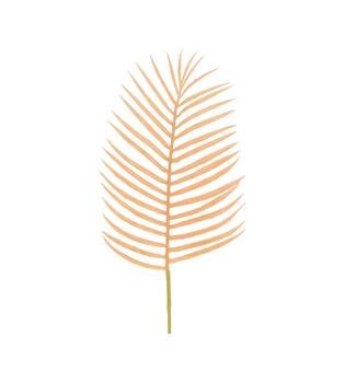 Leaf artificial 77x24x2cm - Orange