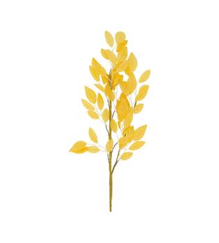 Leaf artificial 77x30x2cm - Orange