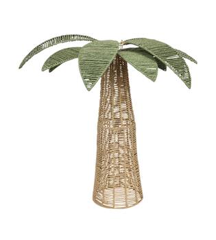 Palm tree paper rope 70x70x70cm - Green