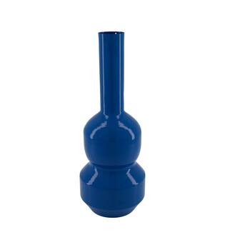 Vase metal 12.5x12.5x34cm