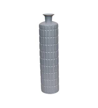 Vase metal 16x16x68cm