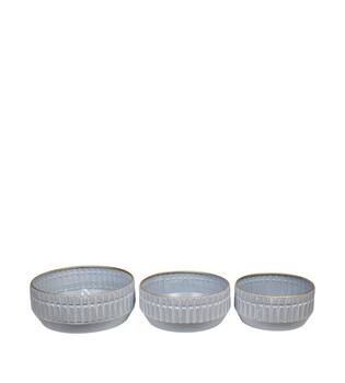 Planter metal with plastic 37x37x15cm S/3