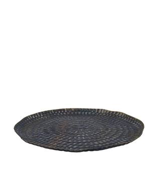 Tray metal 38x38x2cm - Black
