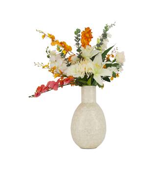 Flower box bouquet 10 stems orichd enchantment artificial 78.9x19x10cm