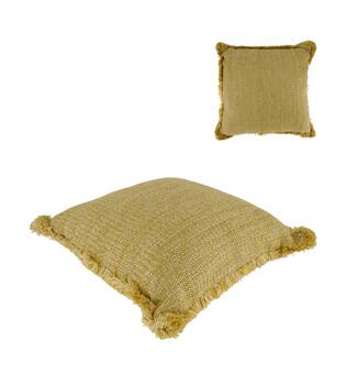 Cushion outdoor pp raffia 45x45x10cm