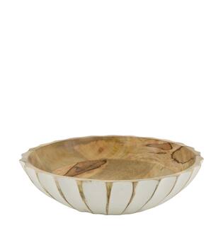 Bowl mango wood 28x28x7cm - Natural