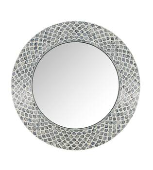 Mirror capiz / mdf 57x2x57cm