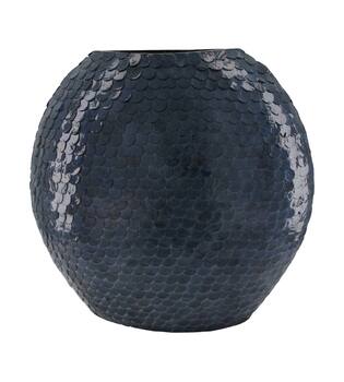 Vase capiz 38x15x38cm - Blue