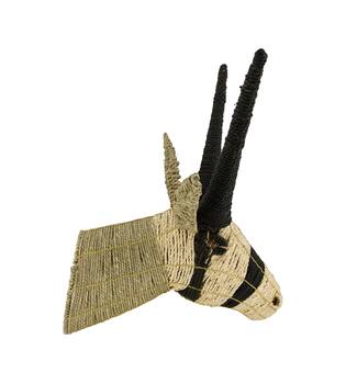 Wall art ibex seagrass 37x37x56cm