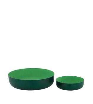 Bowl metal 22.5x22.5x5.5cm S/2