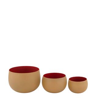 Tealight holder metal 13x13x9cm S/3