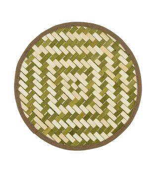 Placemat chip wood 28x28x0.4cm