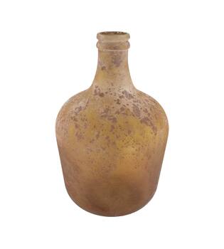 Bottle recycled glass 27x27x42cm