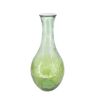 Vase recycled glass 34x34x75cm - Green