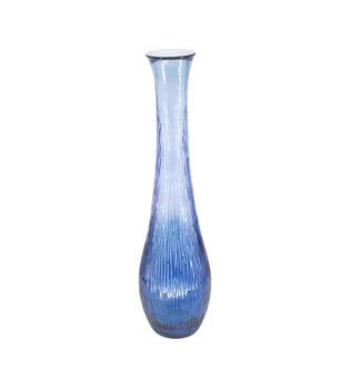 Vase recycled glass 25x25x99cm