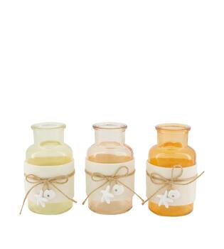 Bottle glass 6.5x5x12.5cm C/3