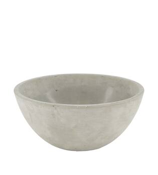 Bowl cement 18x18x8cm - Grey