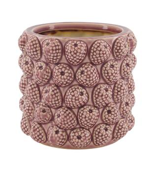 Planter raspberry ceramic 16x16x15cm