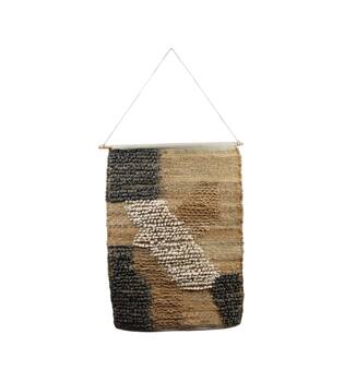 Wall art jute with hanger 58x0.5x78cm