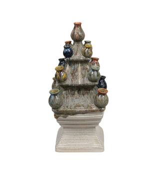 Vase ceramic 25x25x54cm - Multi