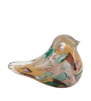 Bird glass 12x6x7cm - Orange
