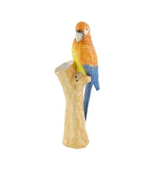 Vase parrot ceramic 17.9x12.2x45cm - Multi