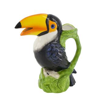Vase toucan ceramic 20.2x10.1x23.2cm - Multi