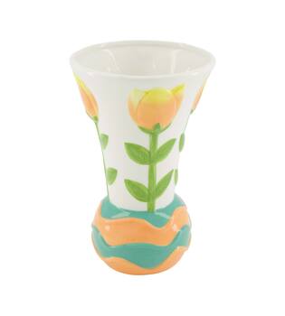 Vase ceramic 15x15x23cm - Multi