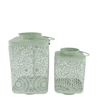 Lantern metal 19x19x33.5cm S/2