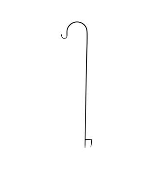 Hook for solar metal 30.5x1x118cm - Black