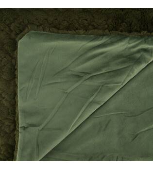 Plaid honeycomb polyester 170x130x2cm - Green