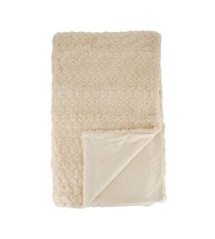 Plaid honeycomb polyester 170x130x2cm