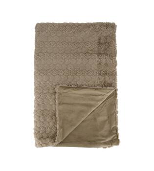 Plaid honeycomb polyester 170x130x2cm
