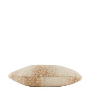 Cushion deer fur polyester 45x45x12cm