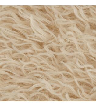 Cushion faux fur polyester 45x45x12cm - Cream