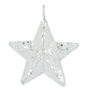 Hanger star disco foam with hanger 18x18x6cm